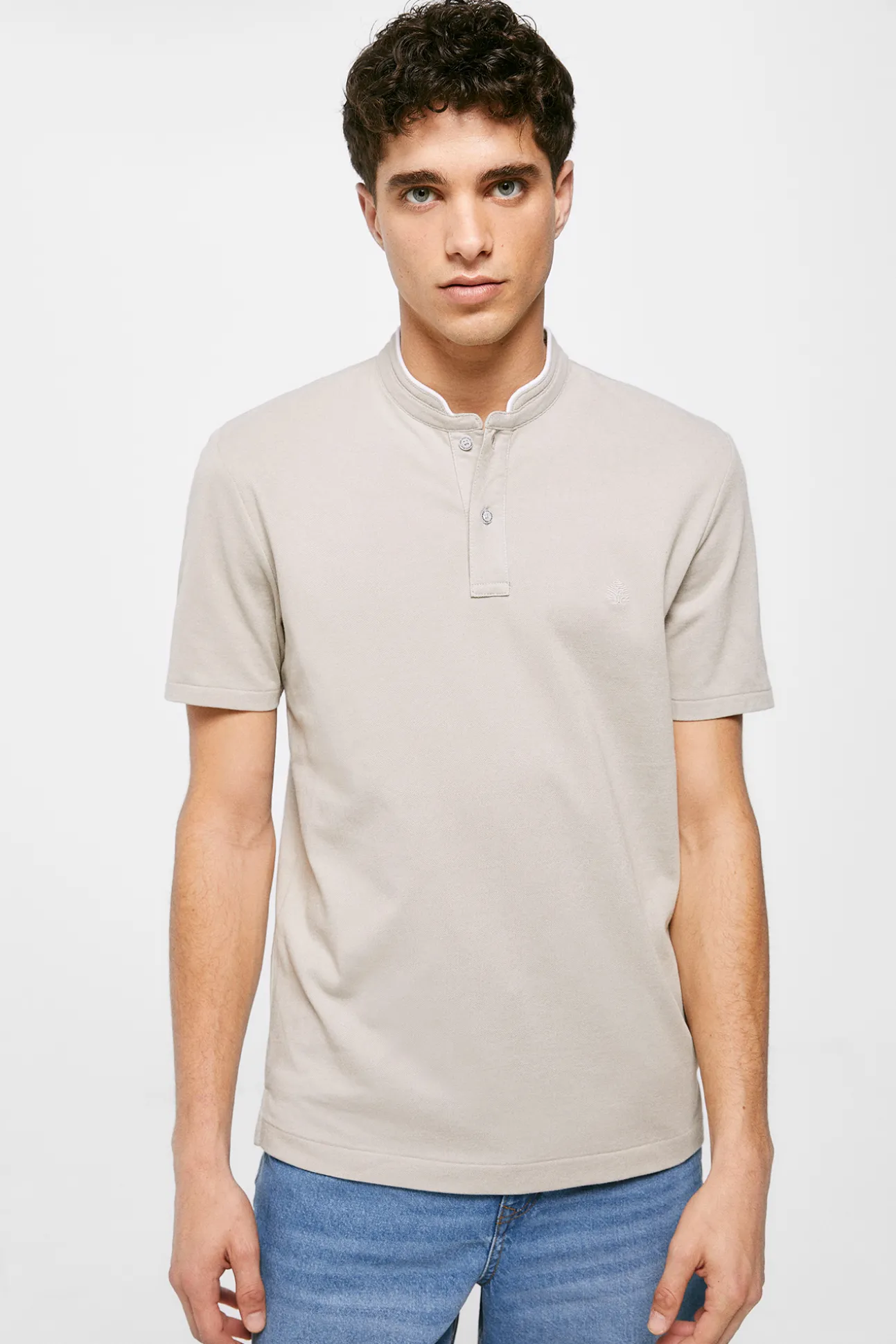 Polo Mao Oxford