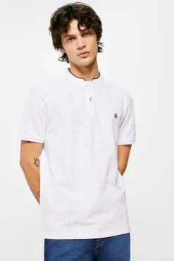 Polo Mao Slim Estampado All Over