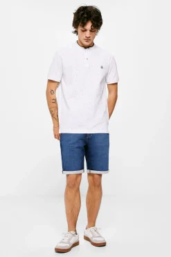 Polo Mao Slim Estampado All Over