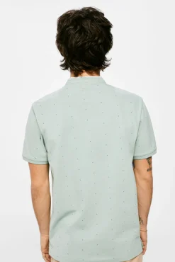 Polo Mao Slim Estampado All Over