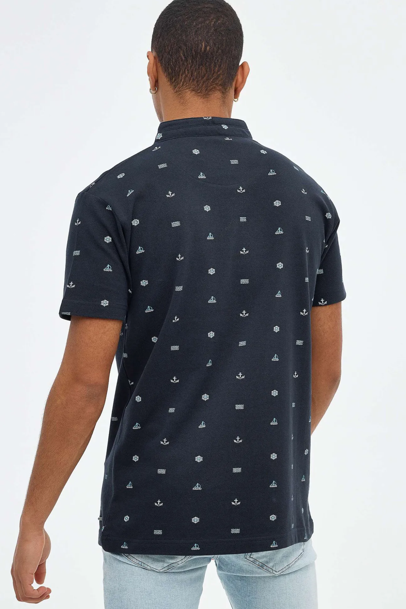 Polo Miniprint Marinero