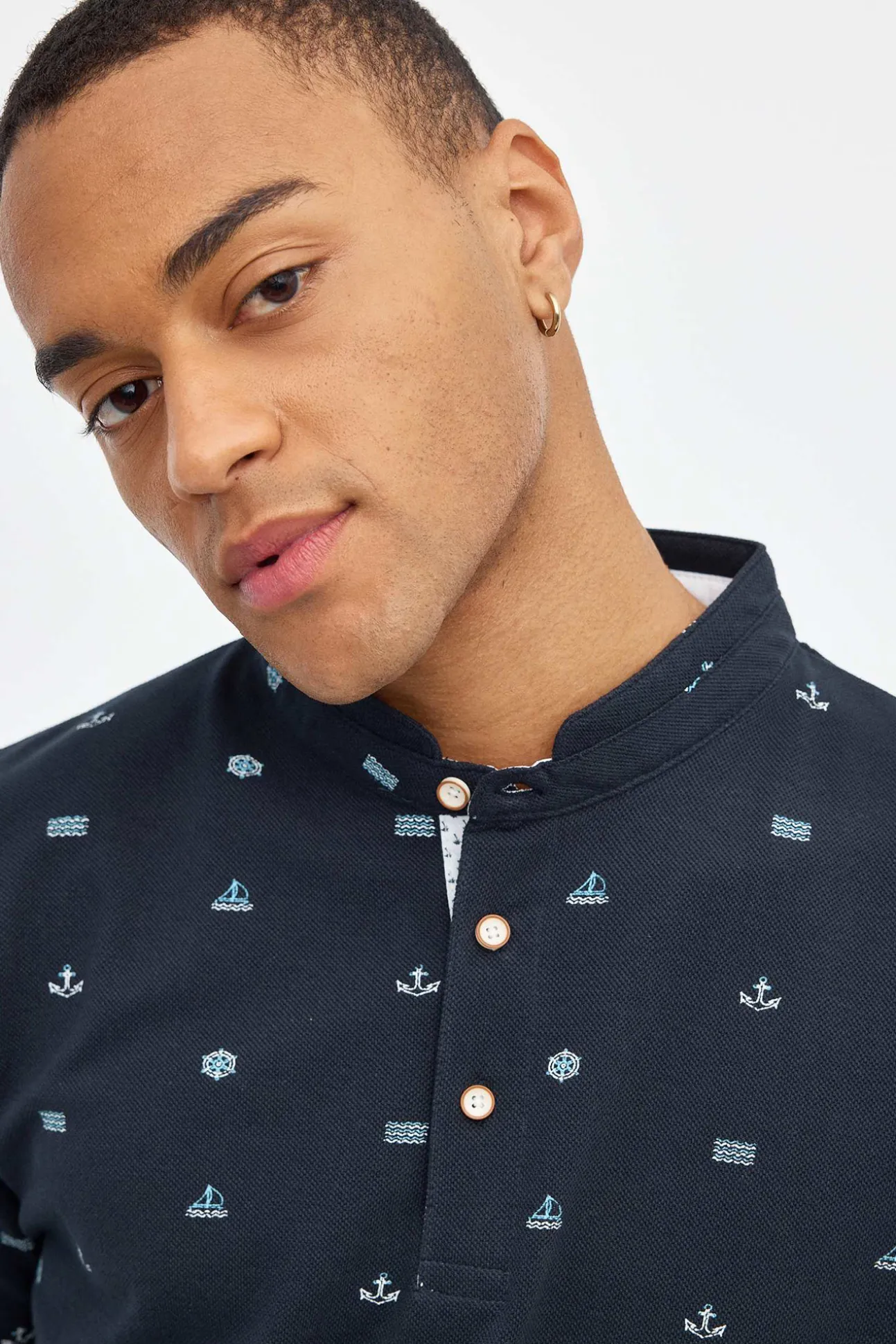 Polo Miniprint Marinero