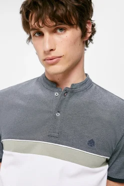 Polo Oxford Tricolor Slim