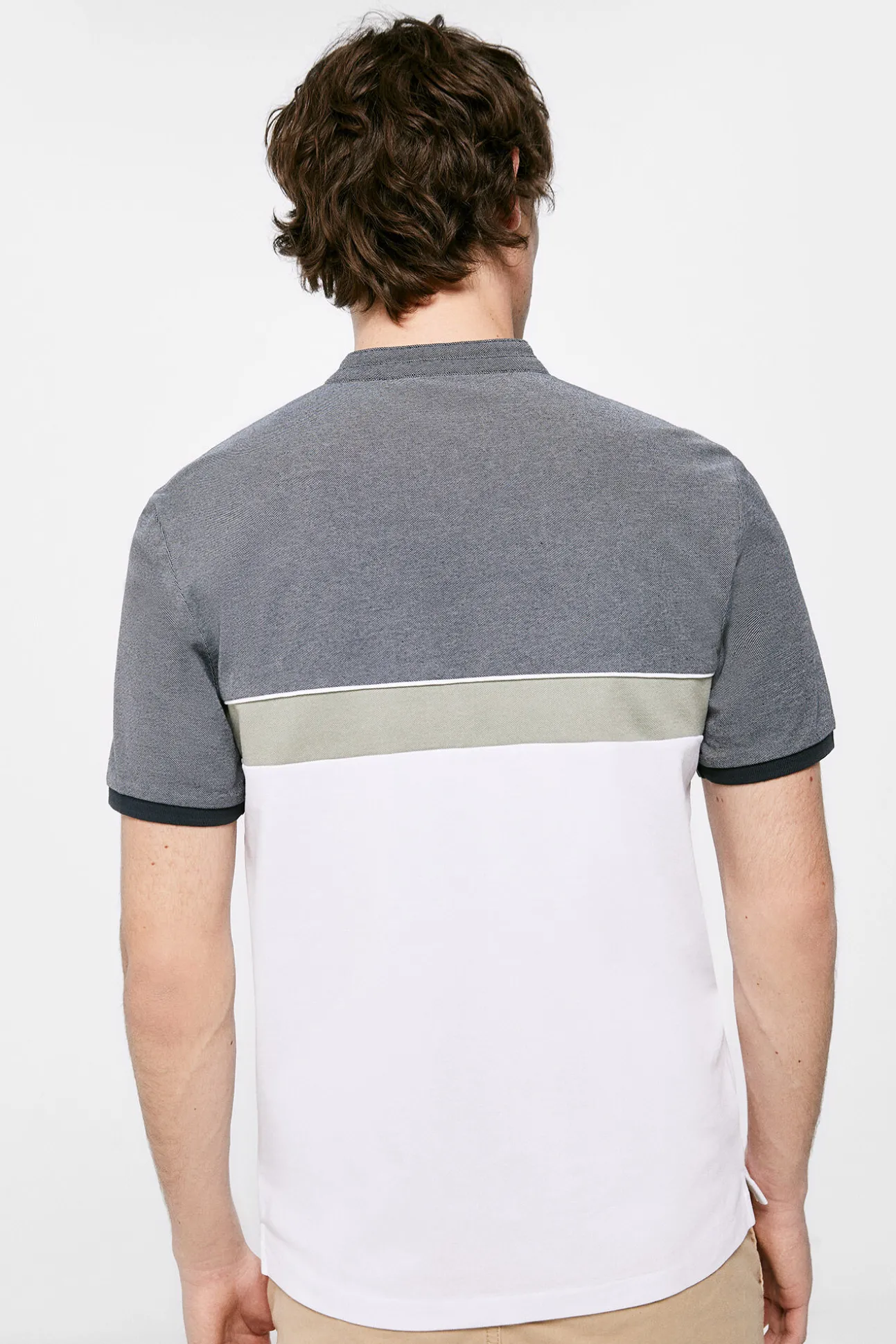 Polo Oxford Tricolor Slim