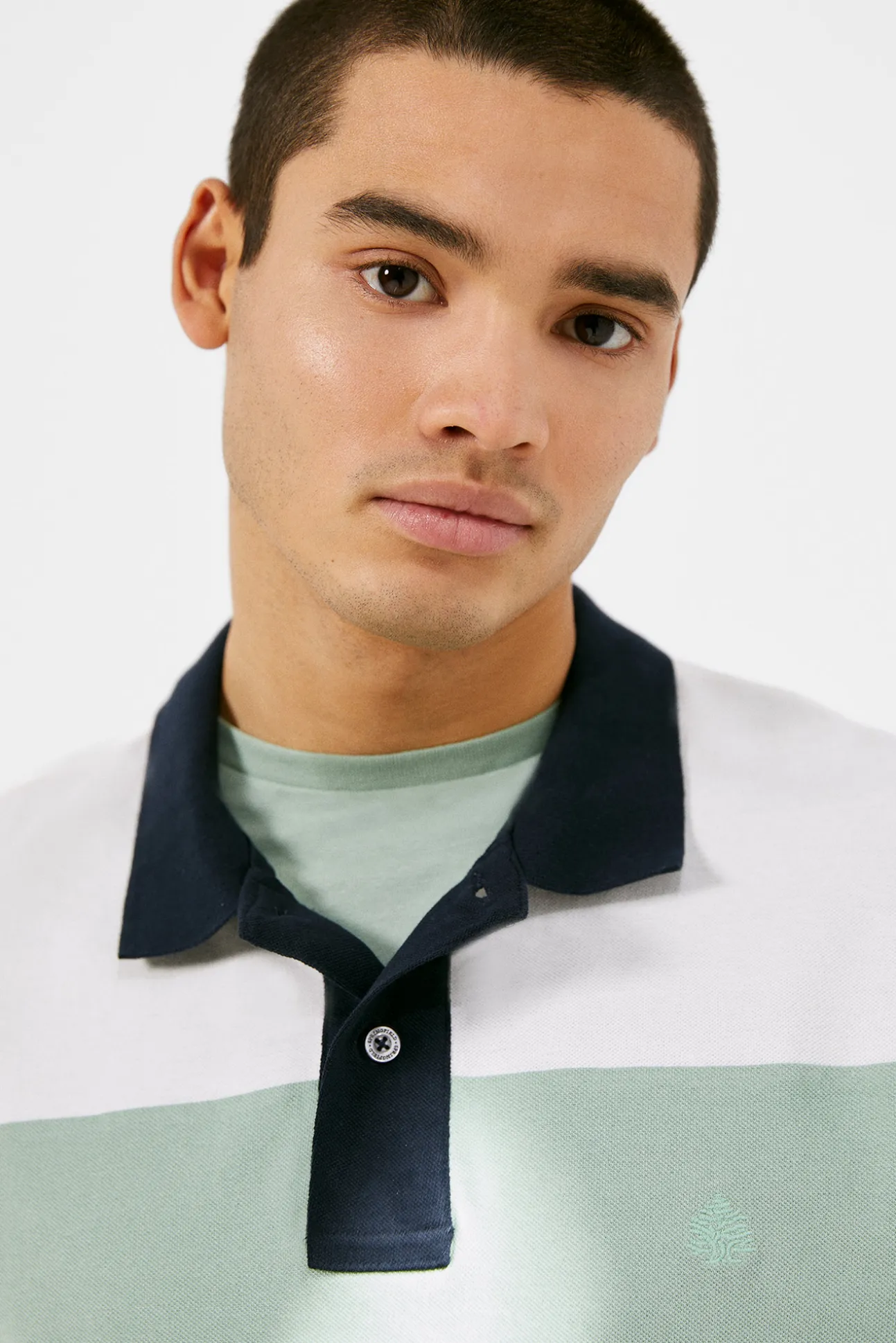 Polo Pique Color Block