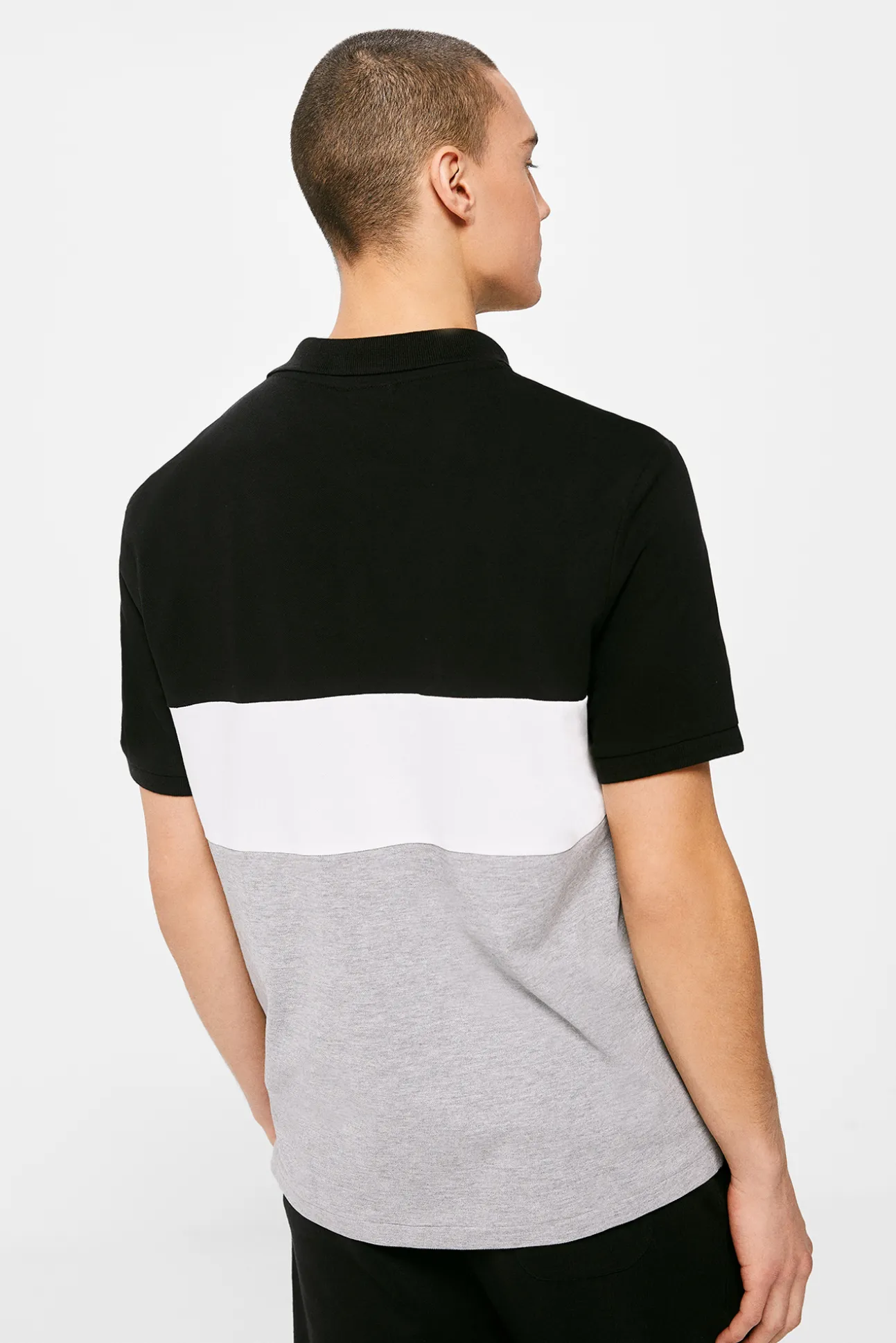 Polo Pique Color Block