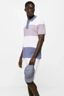 Polo Pique Color Block