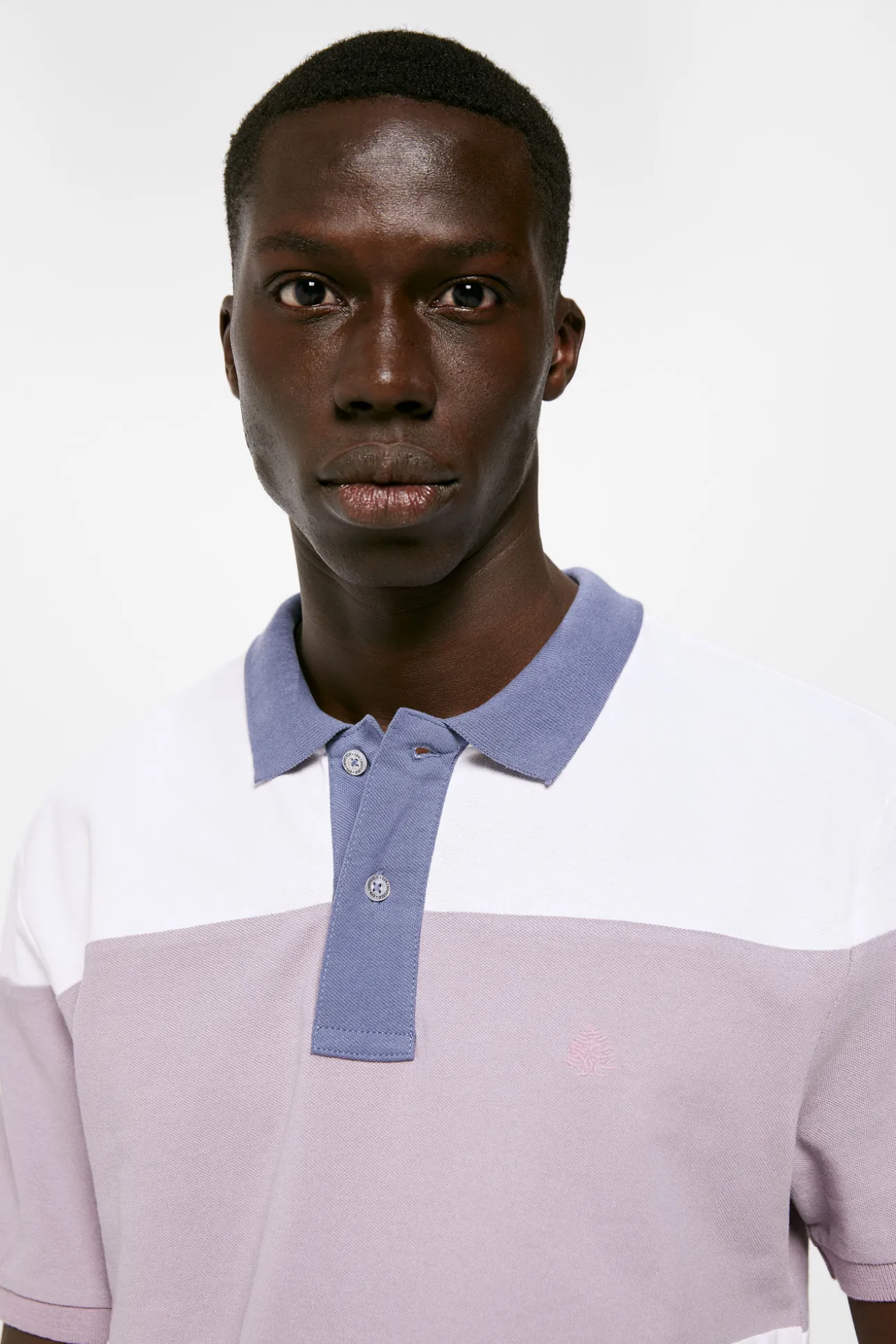 Polo Pique Color Block