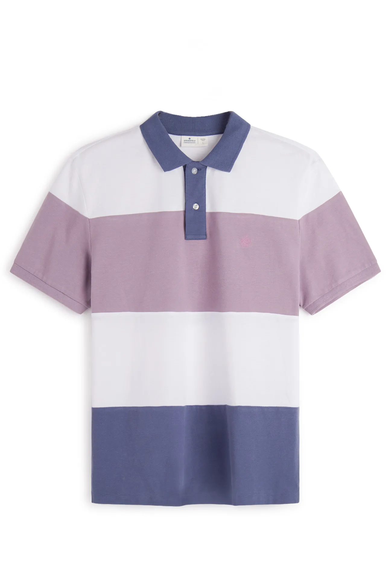 Polo Pique Color Block