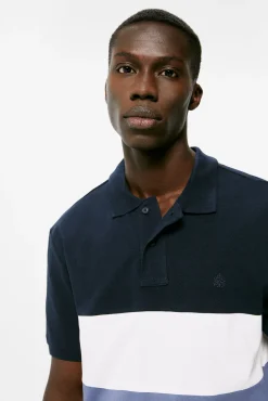 Polo Pique Color Block
