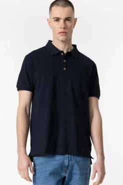 Polo Pique Cuello Con Detalle