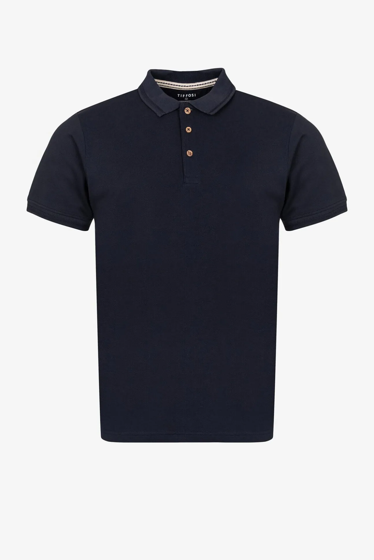 Polo Pique Cuello Con Detalle