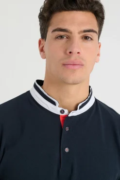Polo Pique Cuello Mao