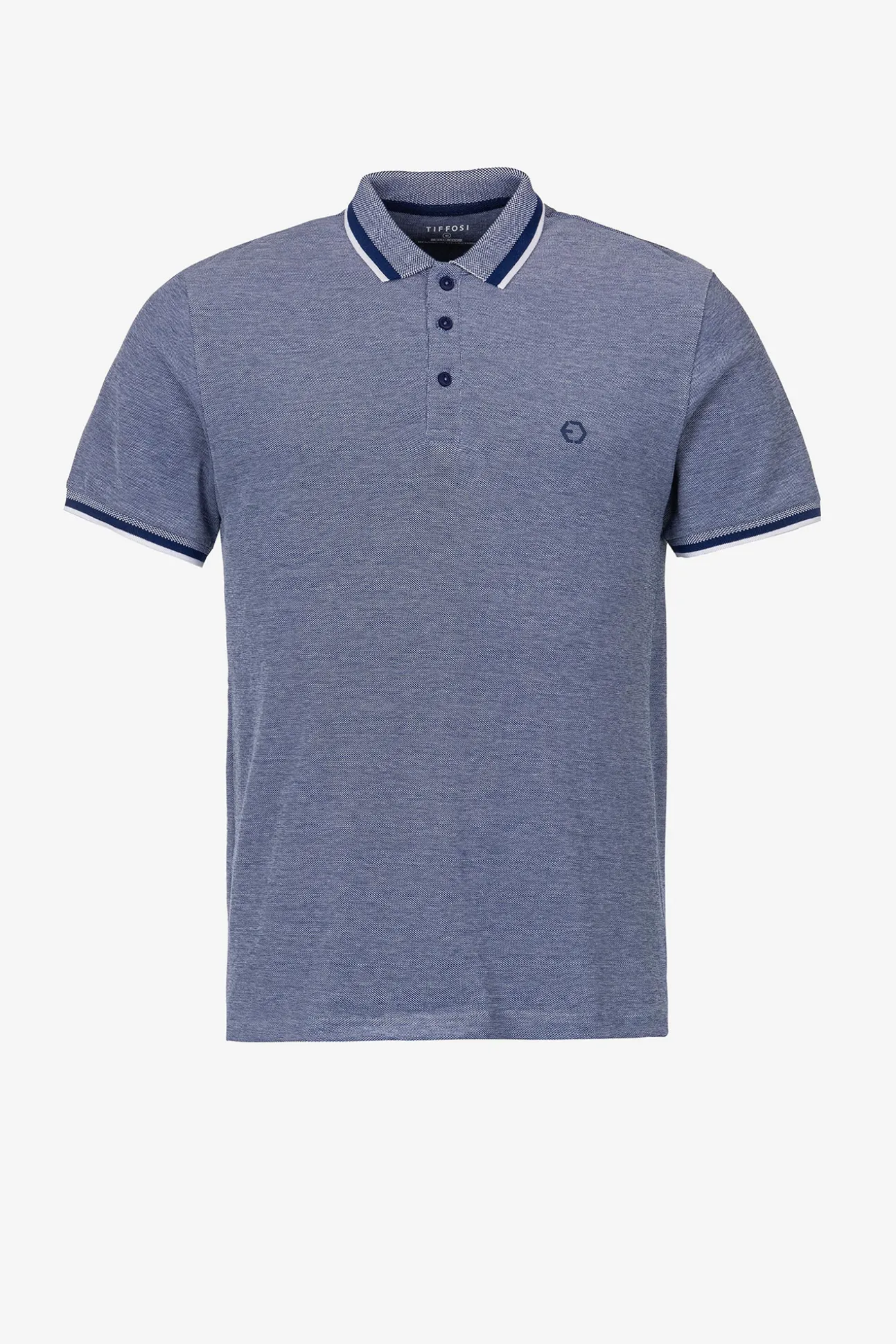 Polo Pique Detalle Estampado Con Relieve