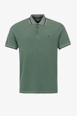 Polo Pique Detalle Estampado Con Relieve