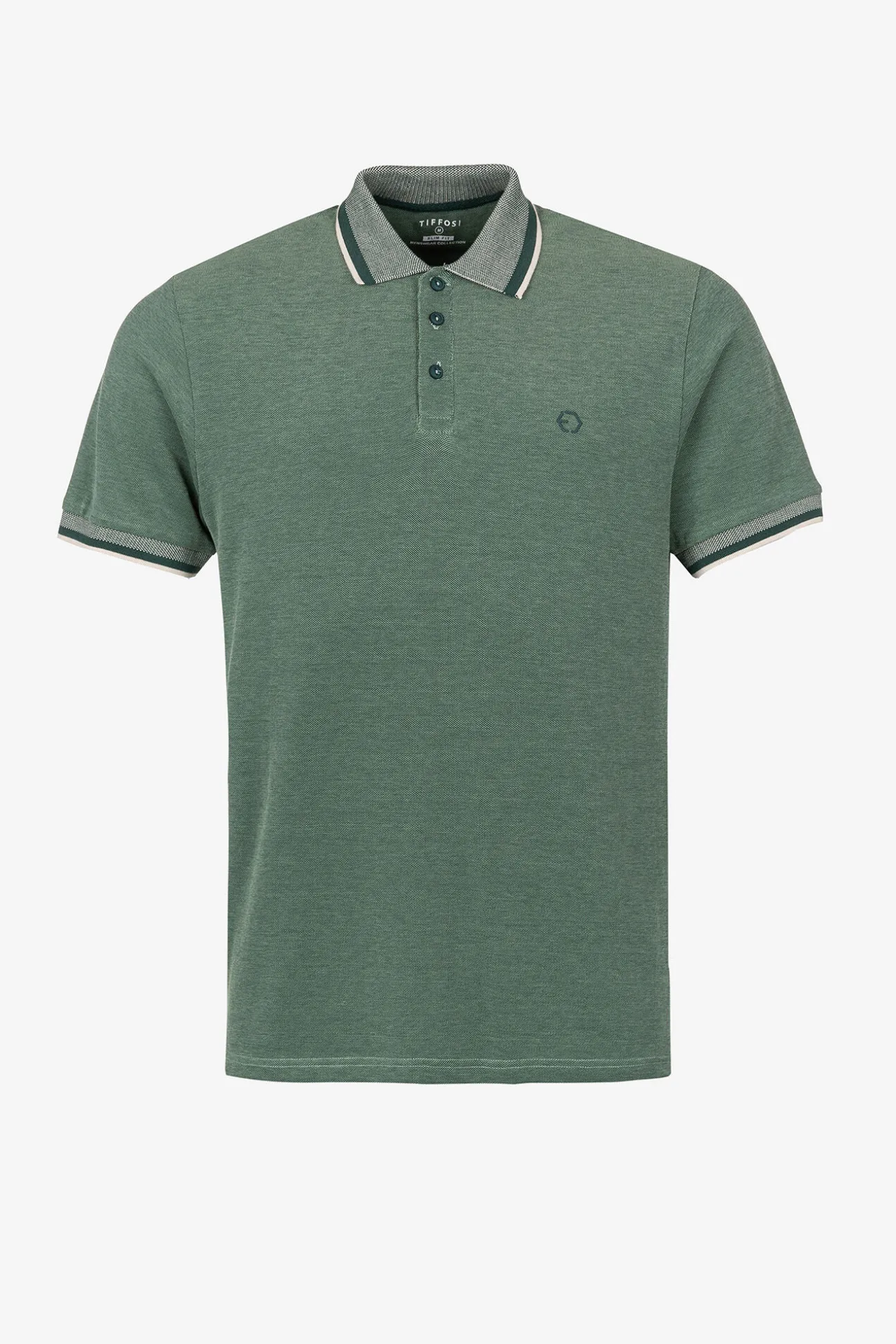 Polo Pique Detalle Estampado Con Relieve