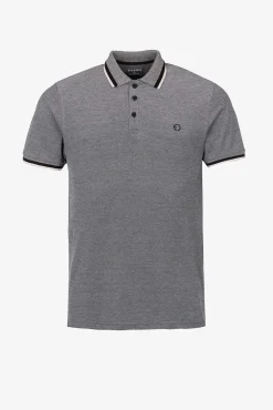Polo Pique Detalle Estampado Con Relieve