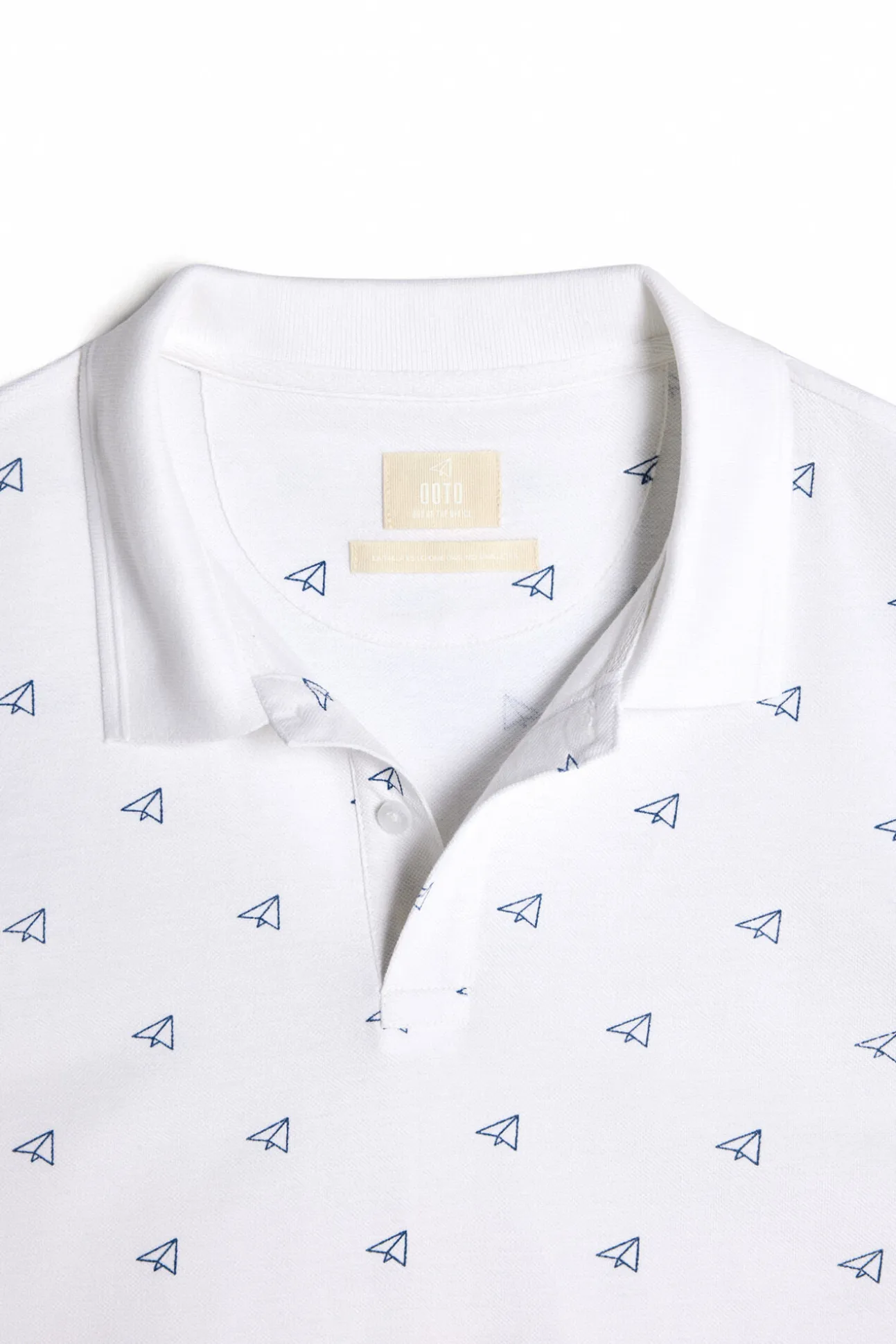 Polo Pique Estampado Aviones Ooto