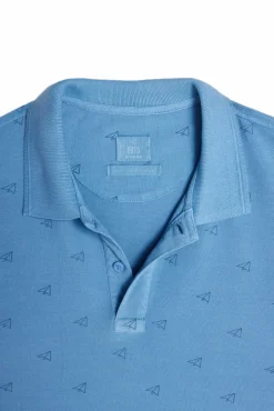 Polo Pique Estampado Aviones Ooto