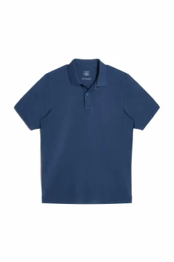 Polo Pique Lavado Bordado Avion