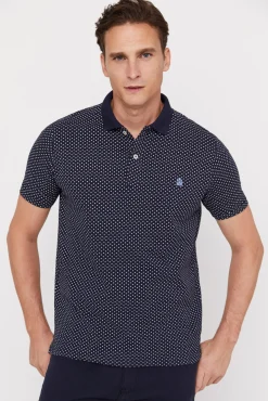 Polo Pique Microestampado