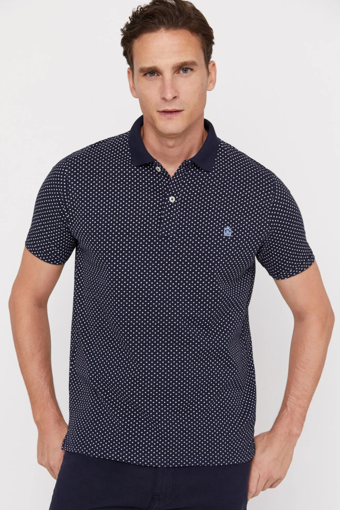 Polo Pique Microestampado