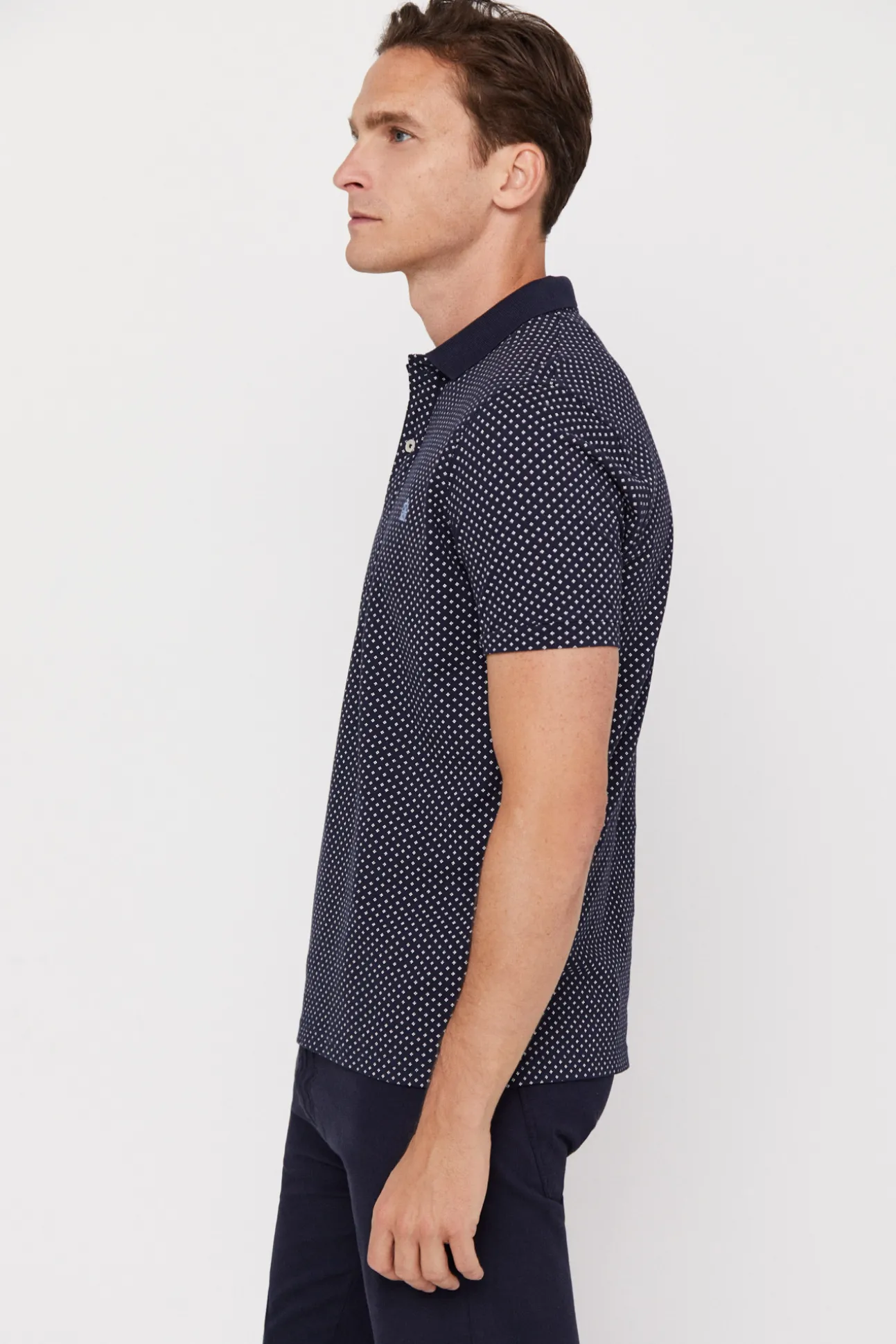 Polo Pique Microestampado