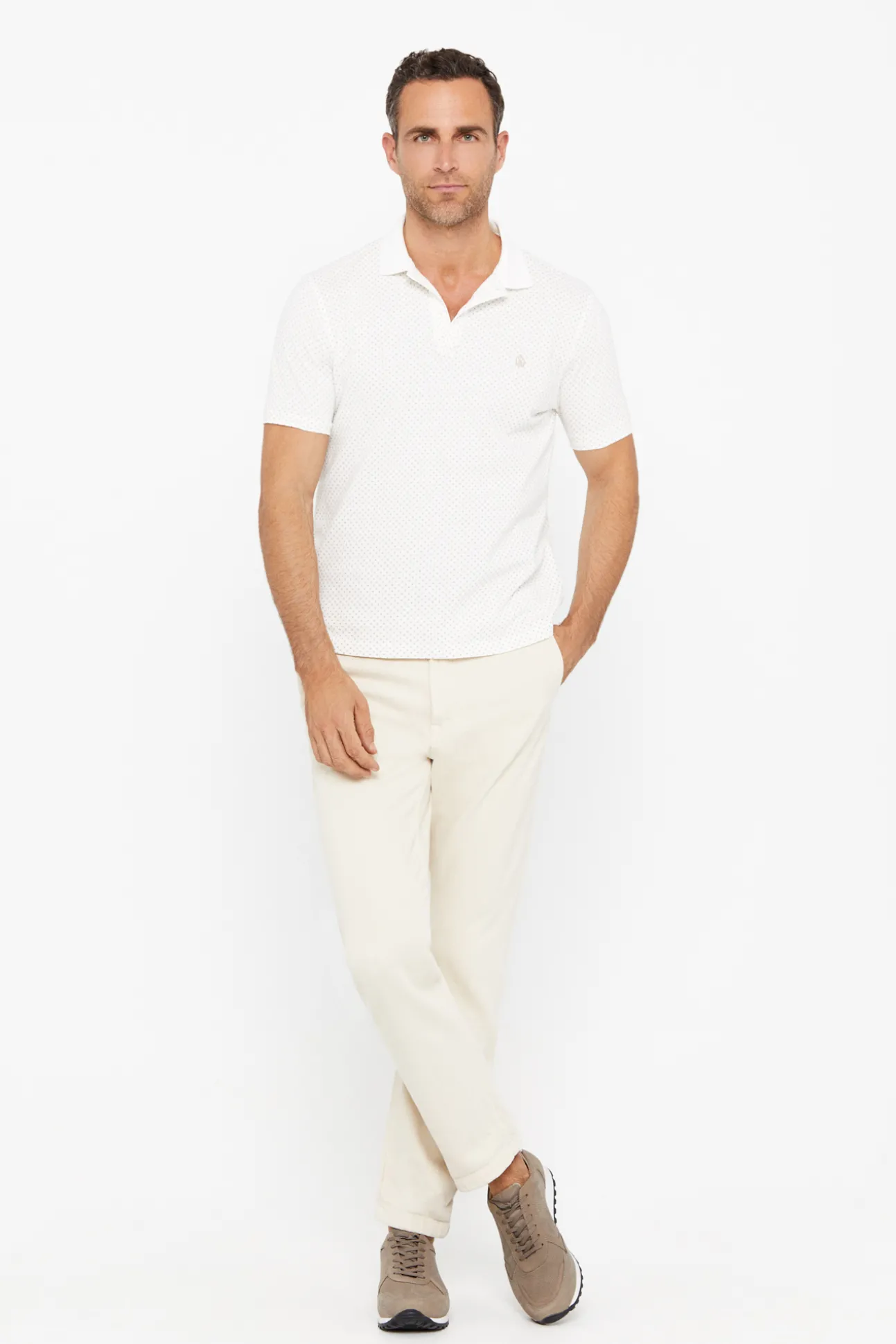 Polo Pique Microestampado