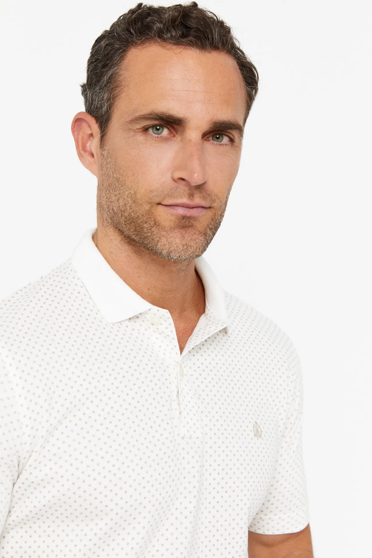 Polo Pique Microestampado