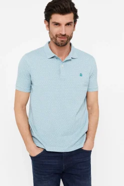 Polo Pique Microestampado