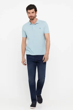 Polo Pique Microestampado