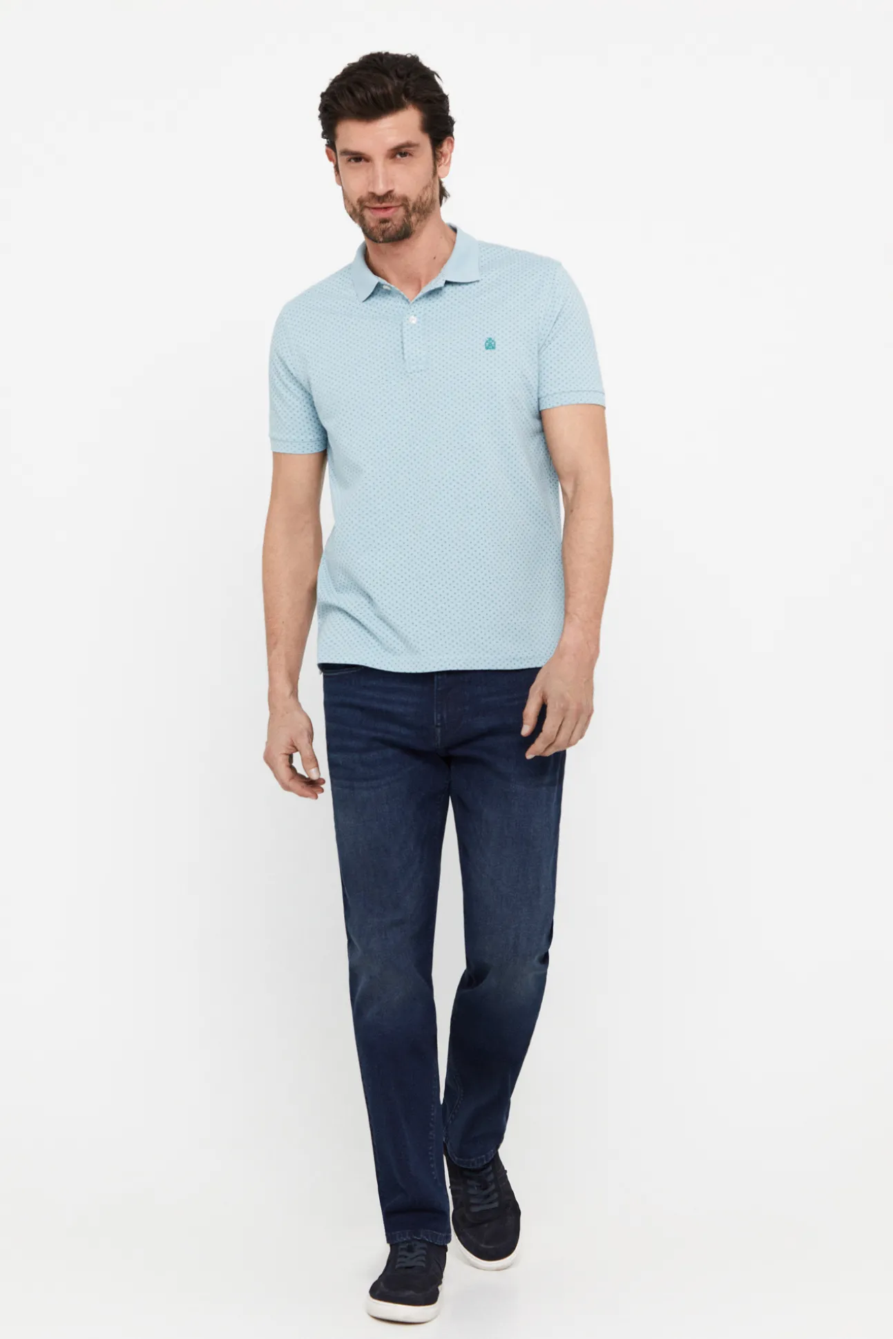 Polo Pique Microestampado