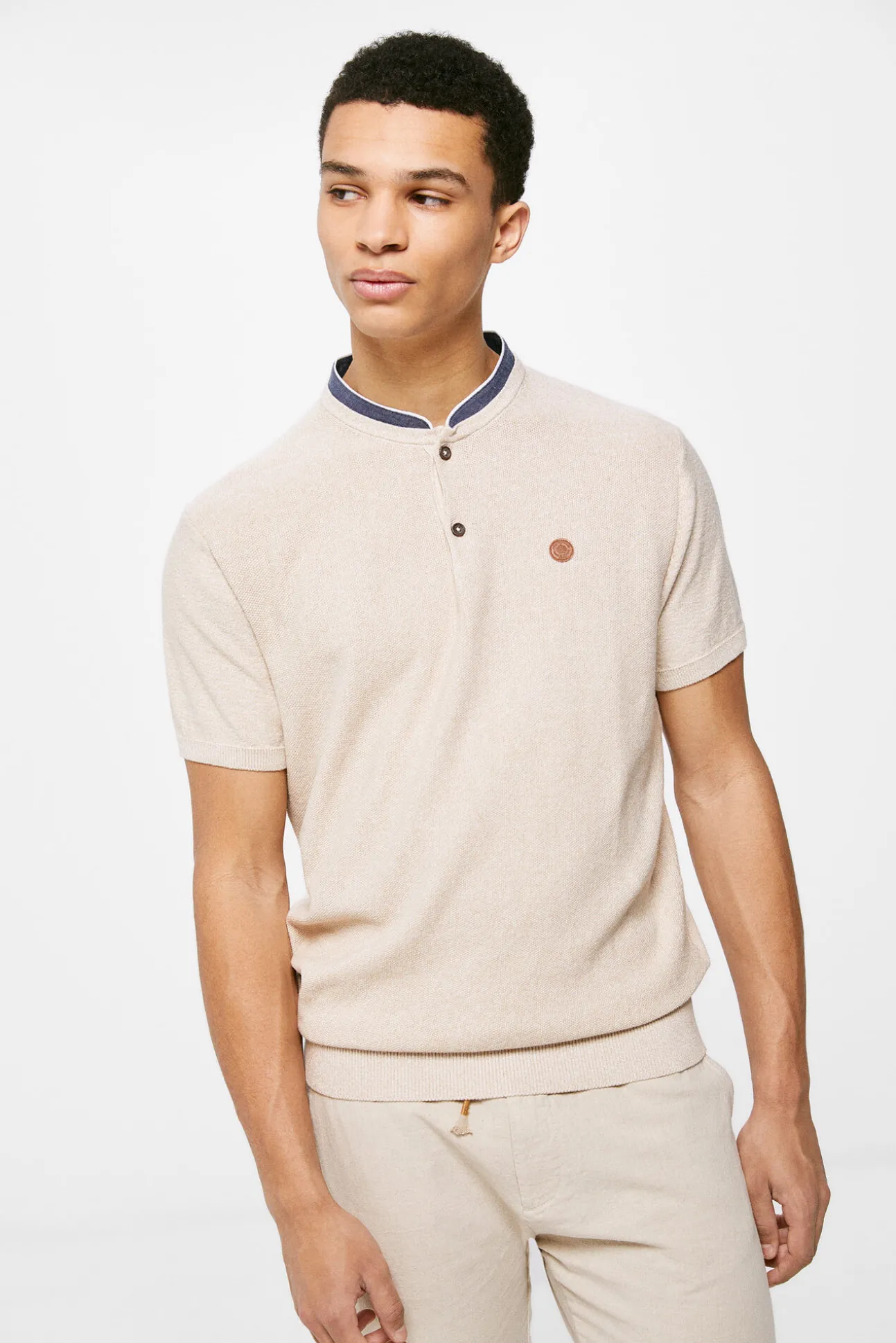 Polo Punto Cuello Mao