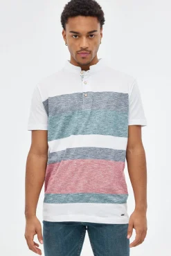 Polo Rayas Cuello Mao