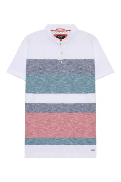 Polo Rayas Cuello Mao