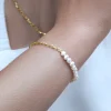 Pulsera Chic Pearl Baño Oro