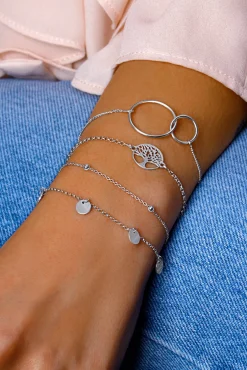 Pulsera Mini Moons Plata