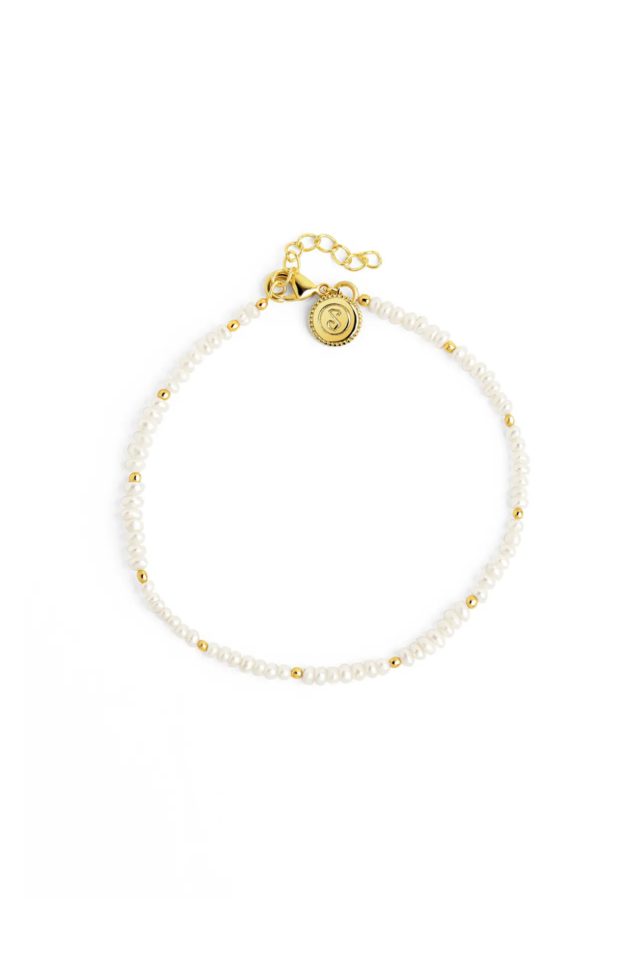 Pulsera Pearls Dots Oro