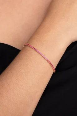Pulsera Riviere Raspberry Baño Oro
