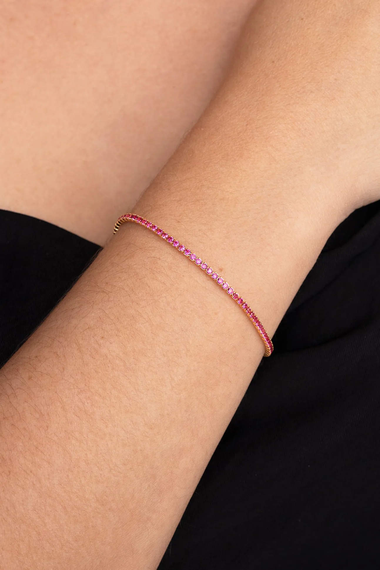 Pulsera Riviere Raspberry Baño Oro