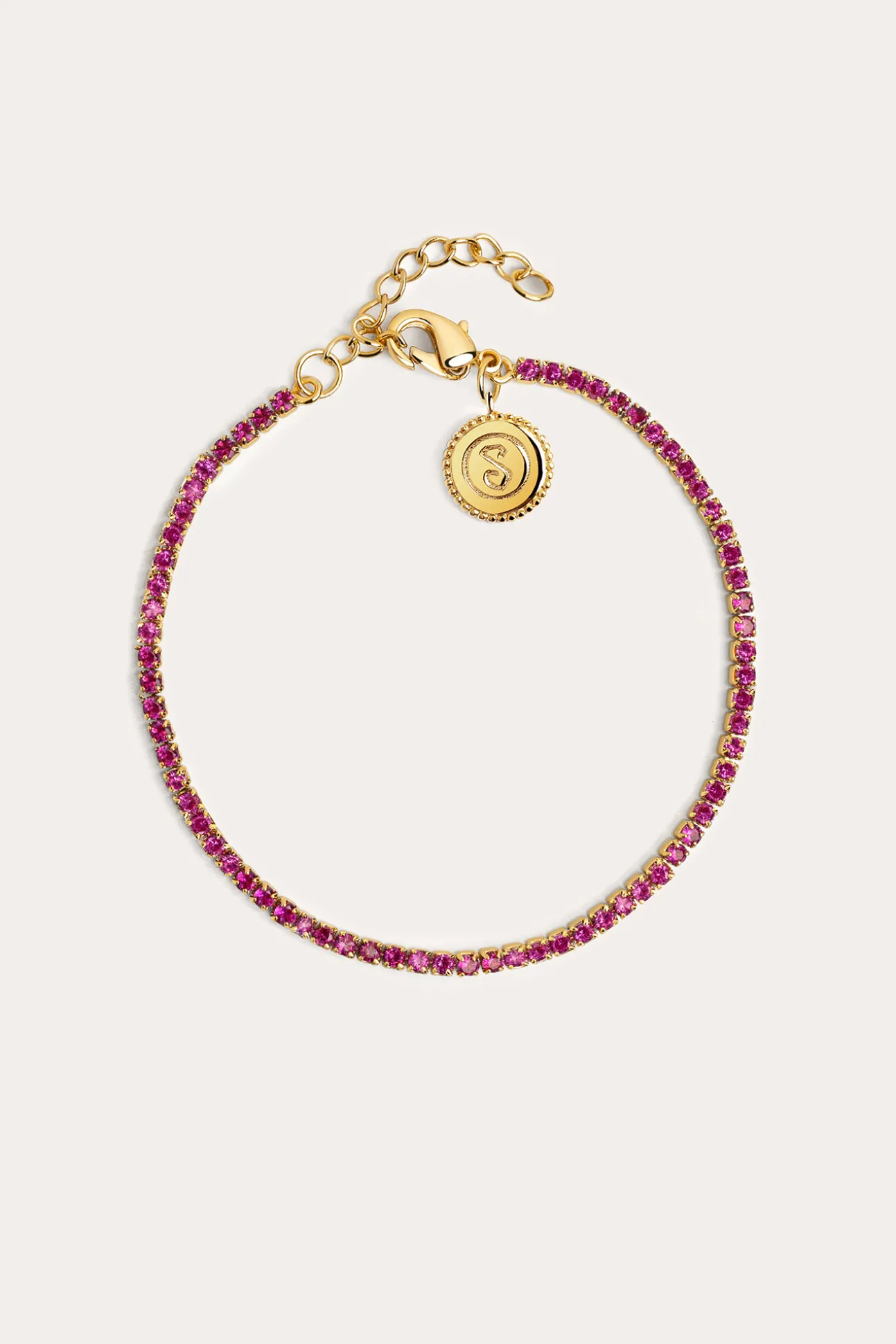 Pulsera Riviere Raspberry Baño Oro
