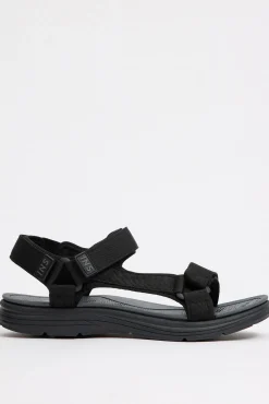 Sandalia Deportiva Nylon Negra