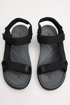 Sandalia Deportiva Nylon Negra