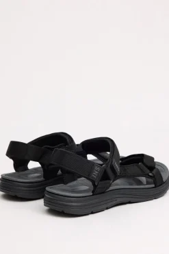 Sandalia Deportiva Nylon Negra