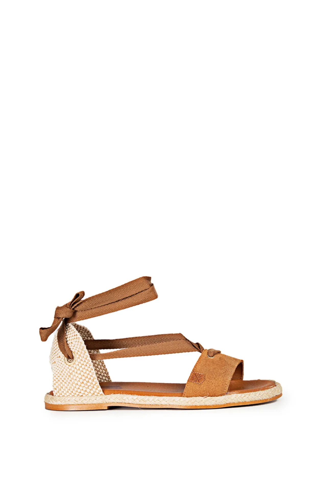 Sandalias Clara Laz Serraje Cuero