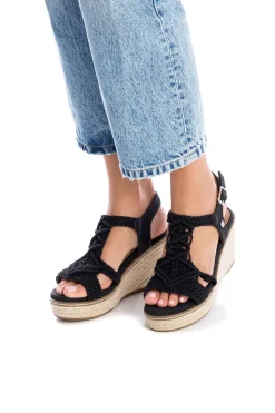 Sandalias Macrame Con Cuna