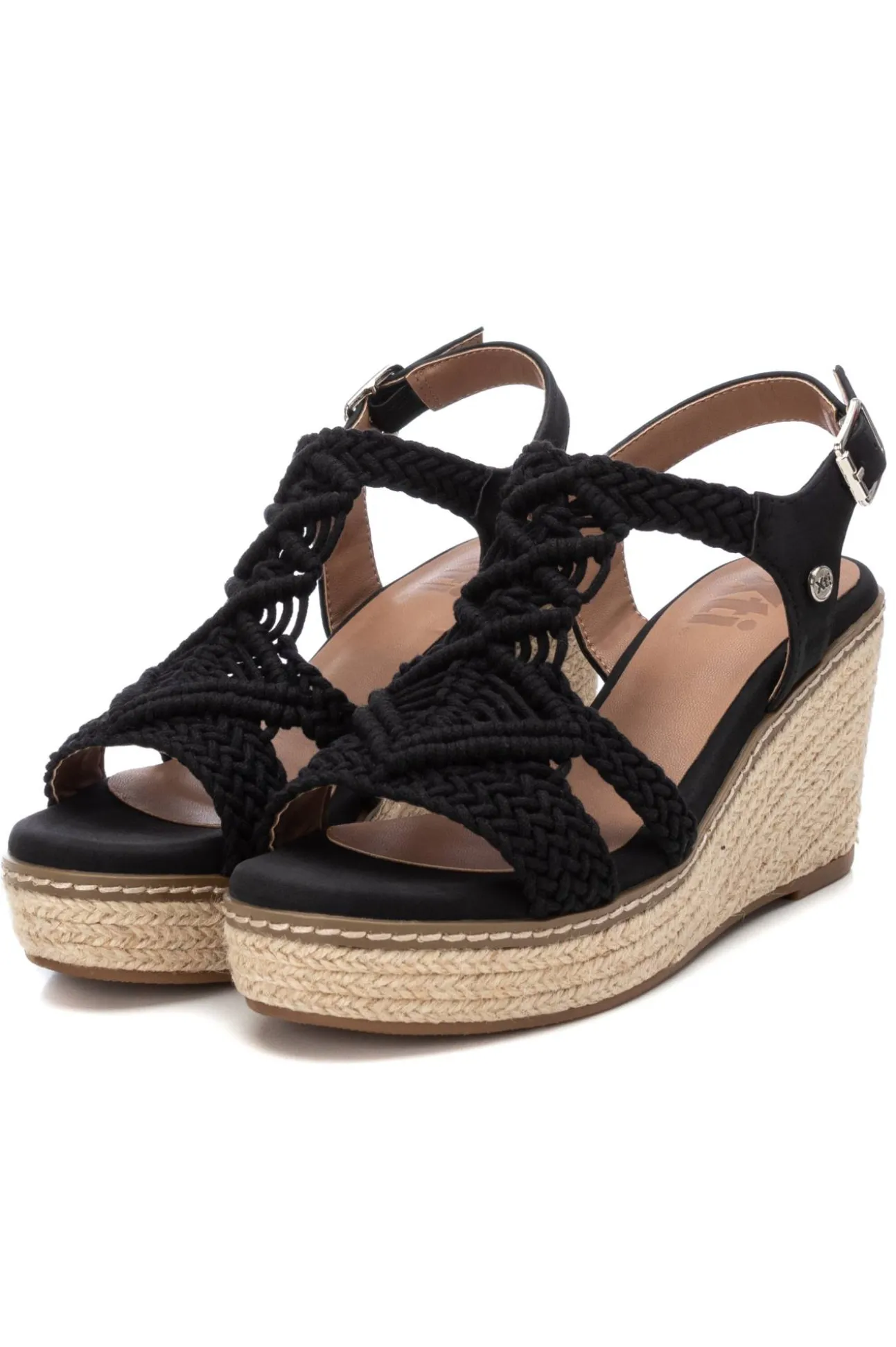 Sandalias Macrame Con Cuna