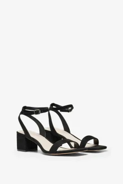 Sandalias Tacon Ancho