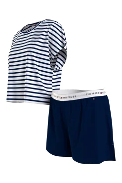 Set De Short Y Camiseta De Rayas