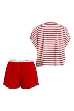 Set De Short Y Camiseta De Rayas